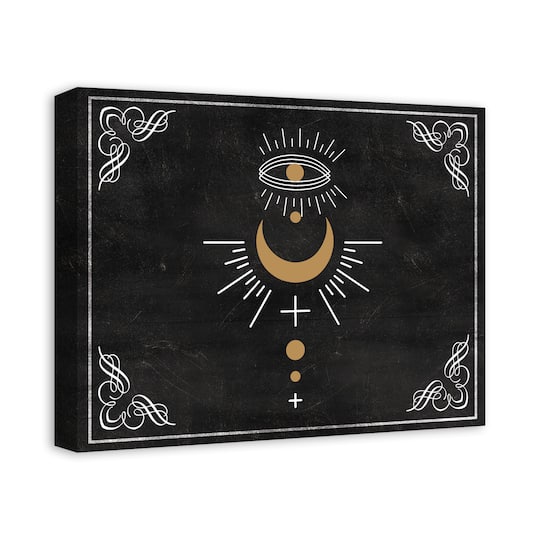 Eye Moon Boarder 8 16" x 20" Canvas Wall Art